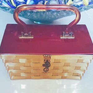 Vintage Dorset-Rex 5th Ave. Lucite/Woven Bag